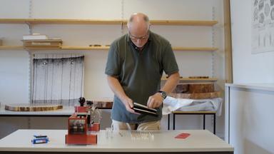 Preparing the Mounted Cores in the Lab for Digitizing the Cores