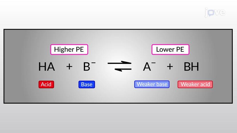 Position of Equilibrium in Acid-Base Reactions