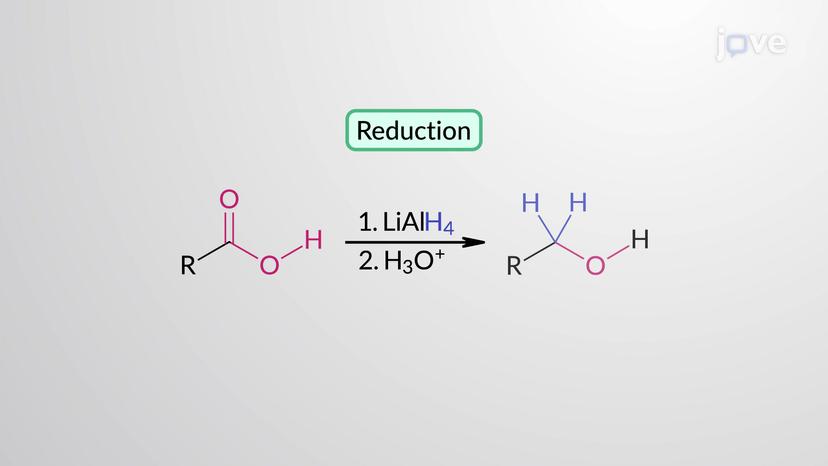 Carboxylic Acids to Primary Alcohols: Hydride Reduction