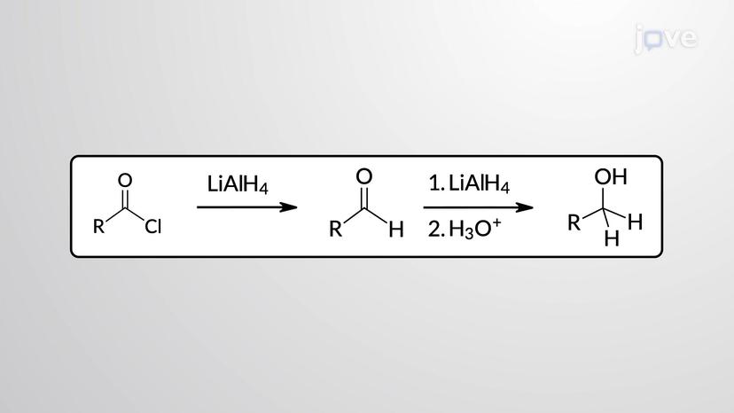 Acid Halides to Alcohols: LiAlH<sub>4</sub> Reduction