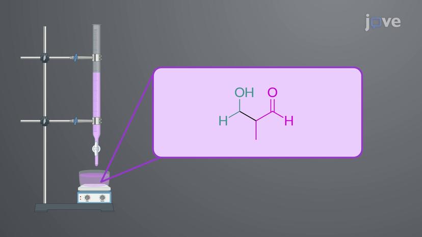 Crossed Aldol Reaction Using Weak Bases