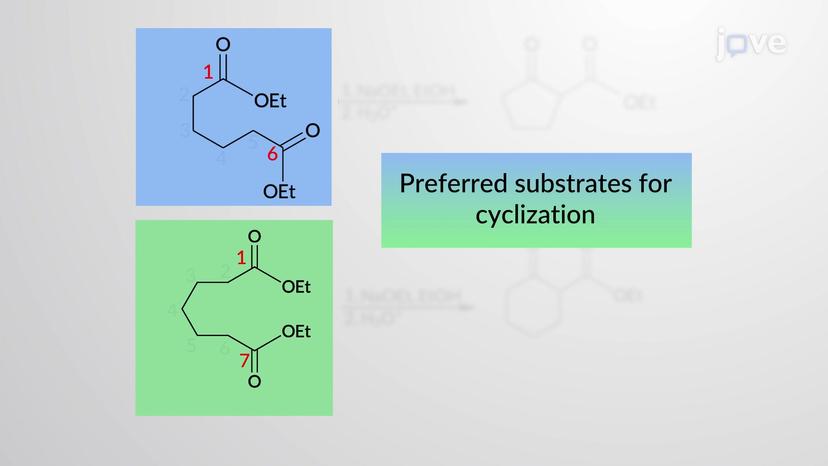 Intramolecular Claisen Condensation of Dicarboxylic Esters: Dieckmann Cyclization