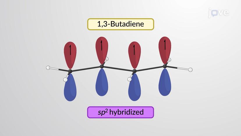 &pi; Molecular Orbitals of 1,3-Butadiene