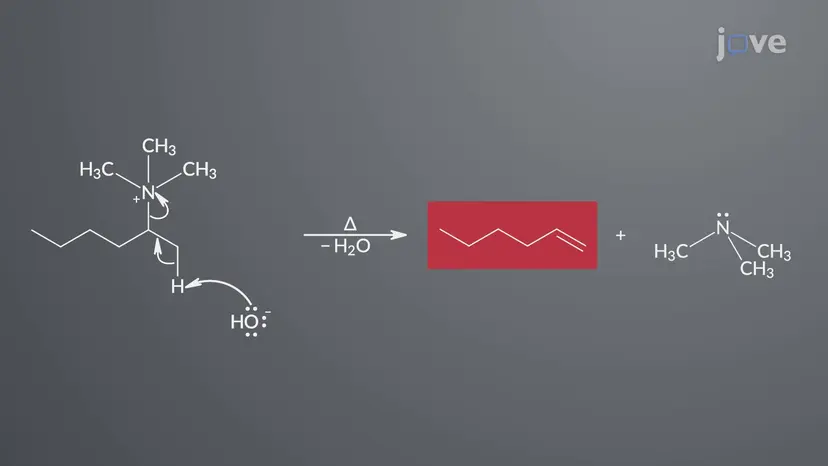 Amines to Alkenes: Hofmann Elimination