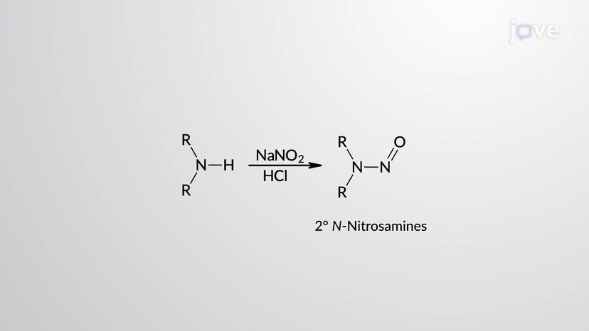 2&deg; Amines to <em>N</em>-Nitrosamines: Reaction with NaNO<sub>2</sub>