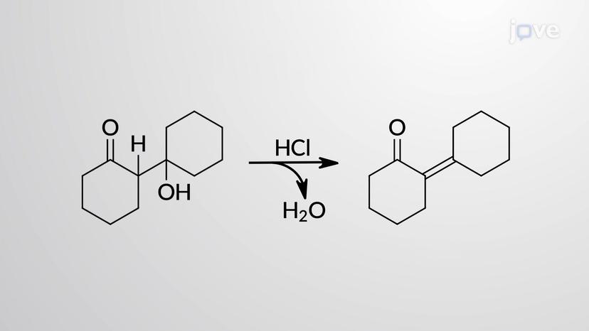 Dehydration of Aldols to Enones: Acid-Catalyzed Aldol Condensation