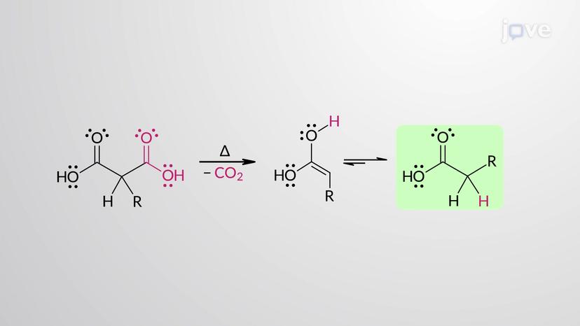 Loss of Carboxy Group as CO<sub>2</sub>: Decarboxylation of Malonic Acid Derivatives