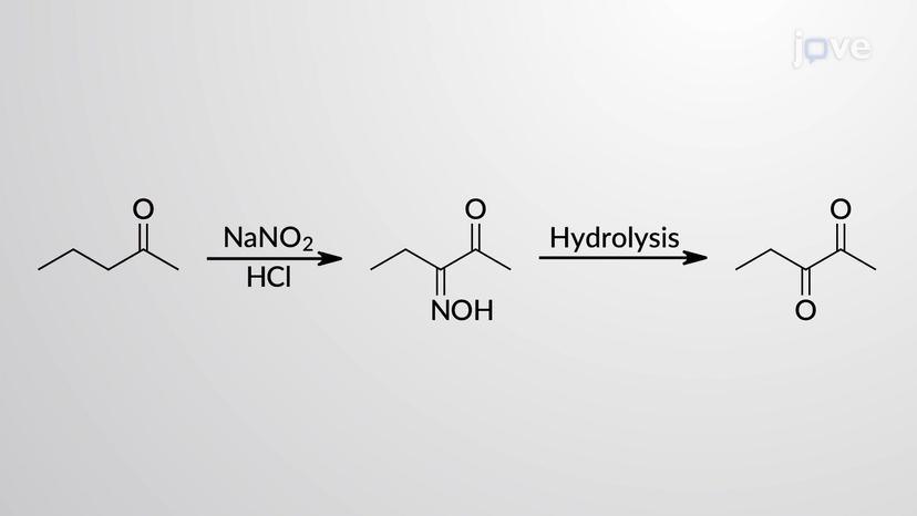 Nitrosation of Enols