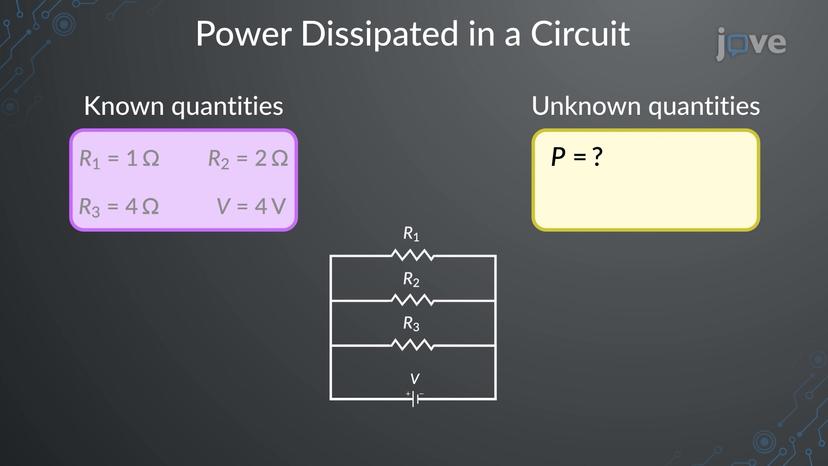 Power Dissipated in a Circuit: Problem Solving