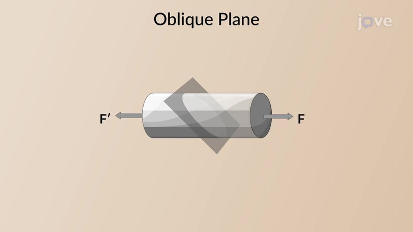 Stress on an Oblique Plane